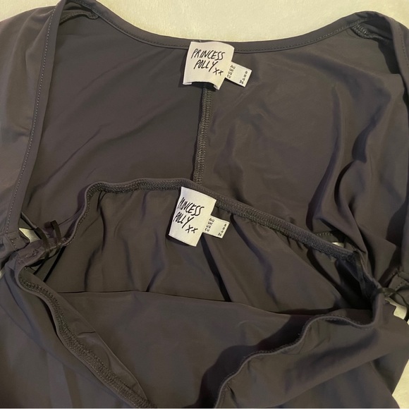 Princess polly moran two piece bolero top set in slate - Picture 2 of 3